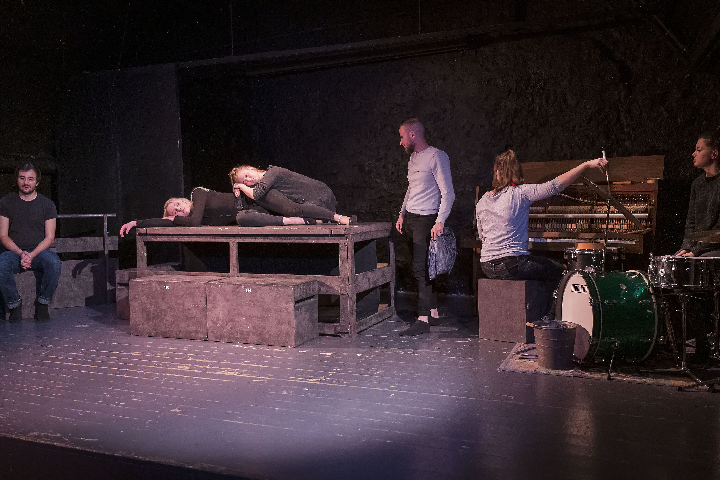 Die Studierenden in Aktion