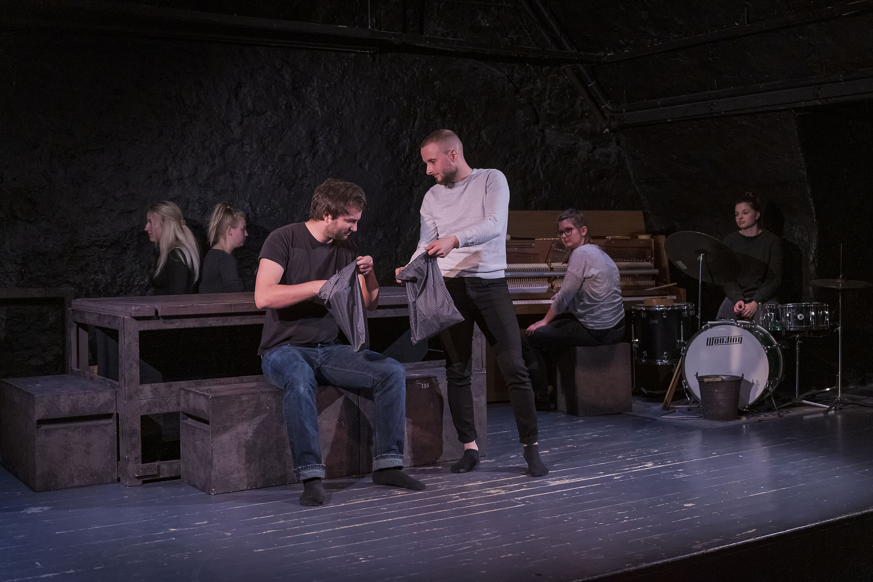 Die Studierenden in Aktion