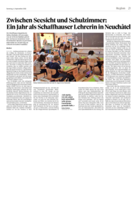 Zwischen Seesicht und Schulzimmer